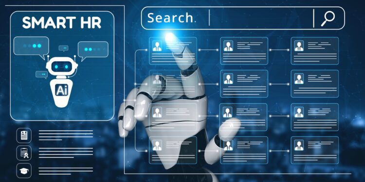 Smart HR system using AI and digital platforms for efficient recruitment, talent analytics, employee engagement, and workforce management in modern organizations. Muxer