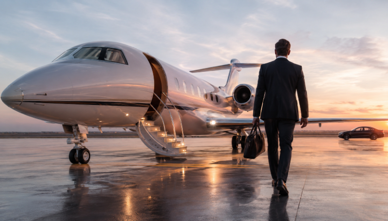 How CEOs Use Private Aviation to Save Time