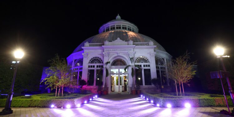 BRONX, NEW YORK - JUNE 04: A view of atmosphere during the New York Botanical Garden Conservatory Ball at New York Botanical Garden on June 04, 2026 in Bronx, New York.  (Photo by Cindy Ord/Getty Images for New York Botanical Garden)