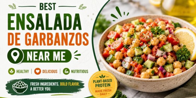 Best Ensalada De Garbanzos Near Me: That Food Lovers Cannot Stop Craving