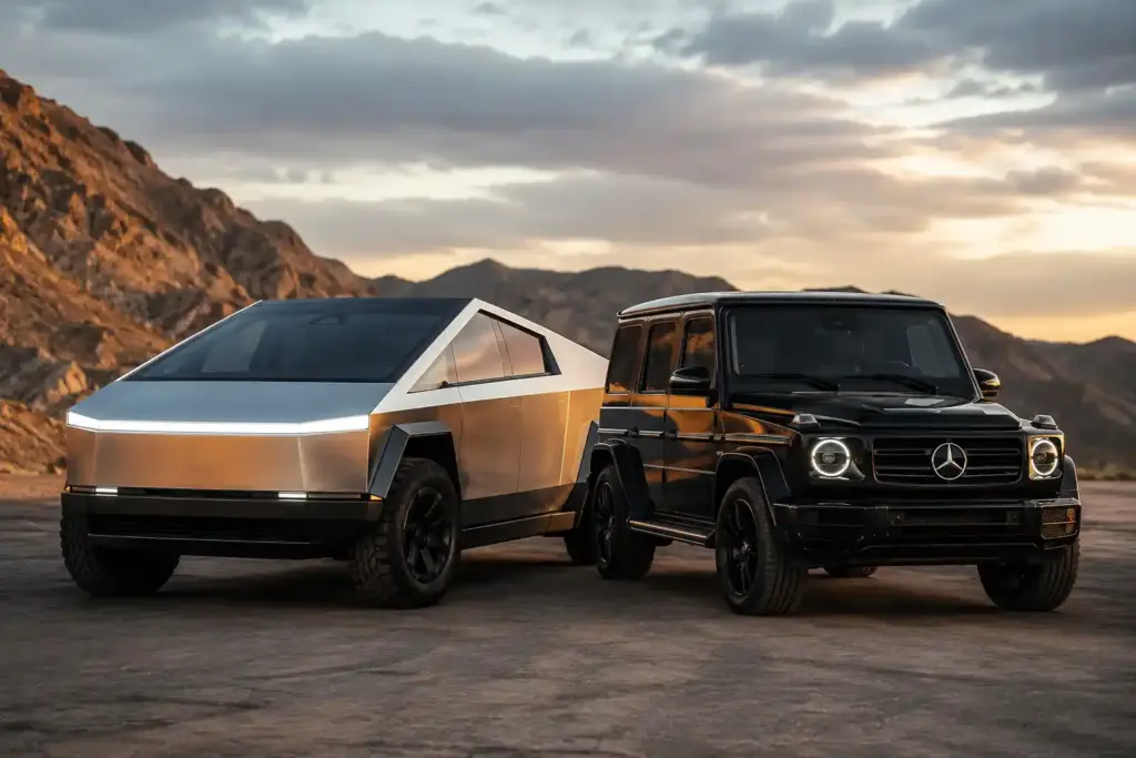 Cybertruck vs Mercedes-Benz G-Class: The Future vs an Icon