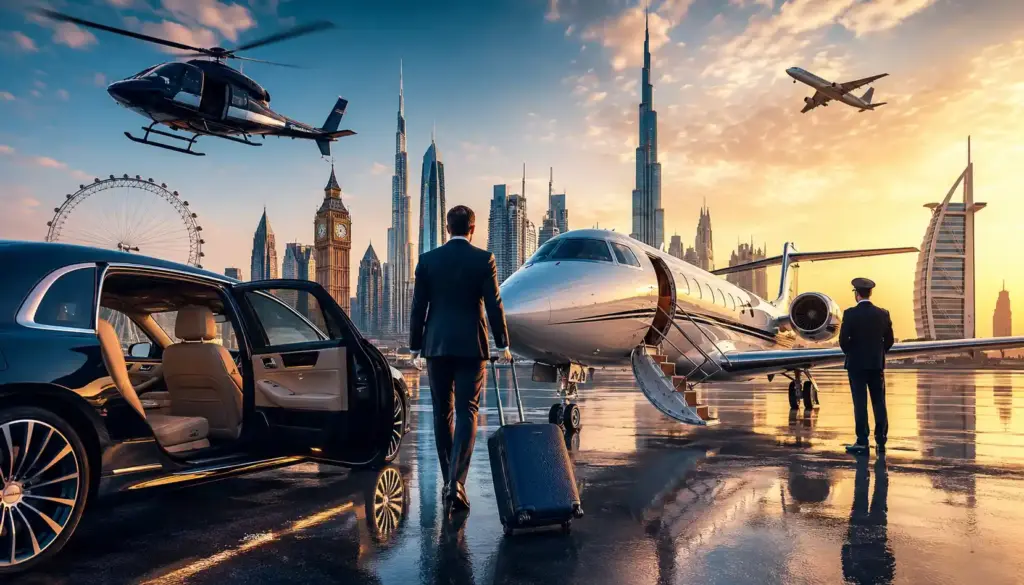 How the World's Wealthiest Travel Between Global Capitals