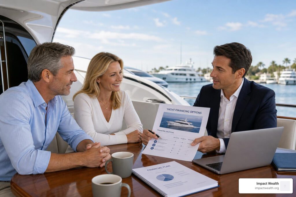 yacht financing options superyacht at anchor