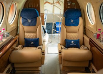 airplane charter companies private jet interior