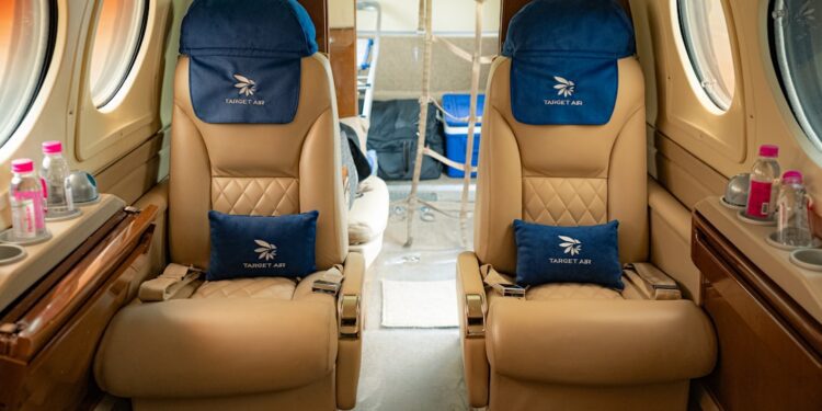 airplane charter companies private jet interior