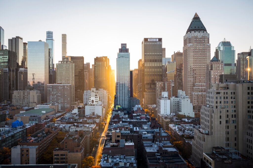 New York City real estate agents Manhattan luxury skyline