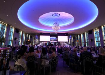 NEW YORK, NEW YORK - MAY 20: A view of atmosphere during the Manhattan School of Music Gala 2026 at The Rainbow Room on May 20, 2026 in New York City. (Photo by Mark Sagliocco/Patrick McMullan via Getty Images)
