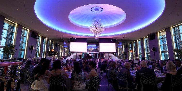 NEW YORK, NEW YORK - MAY 20: A view of atmosphere during the Manhattan School of Music Gala 2026 at The Rainbow Room on May 20, 2026 in New York City. (Photo by Mark Sagliocco/Patrick McMullan via Getty Images)
