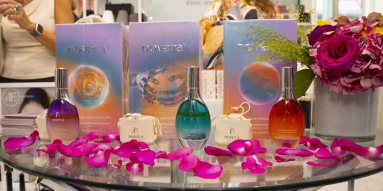 JUNE 25: Atmosphere at Novéra Skincare U.S. Debut At Emanuel New York at Emanuel New York, 329 W 39th St on June 25, 2026. (Photo by Patrick McMullan/PMC) *** Local Caption *** Atmosphere