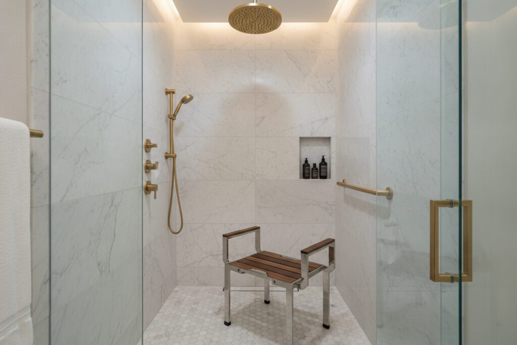 Why Shower Chair Stability and Weight Rating Matter More Than Aesthetics
