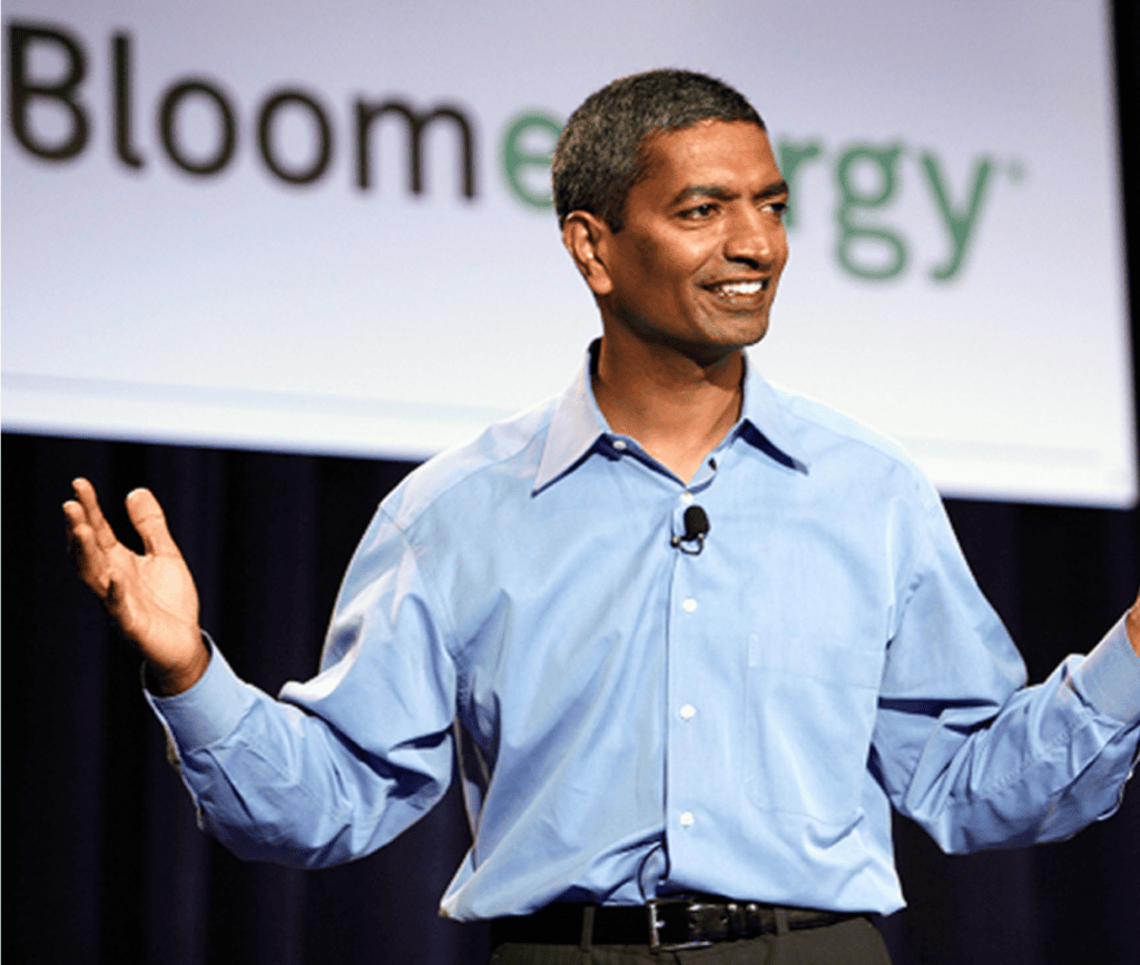 Bloom Energy Chairman and CEO Dr. K.R. Sridhar a Pioneer in Clean Tech