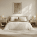 The bed is the focal point, but the piece beside it decides whether the corner reads as intentional — or unfinished.