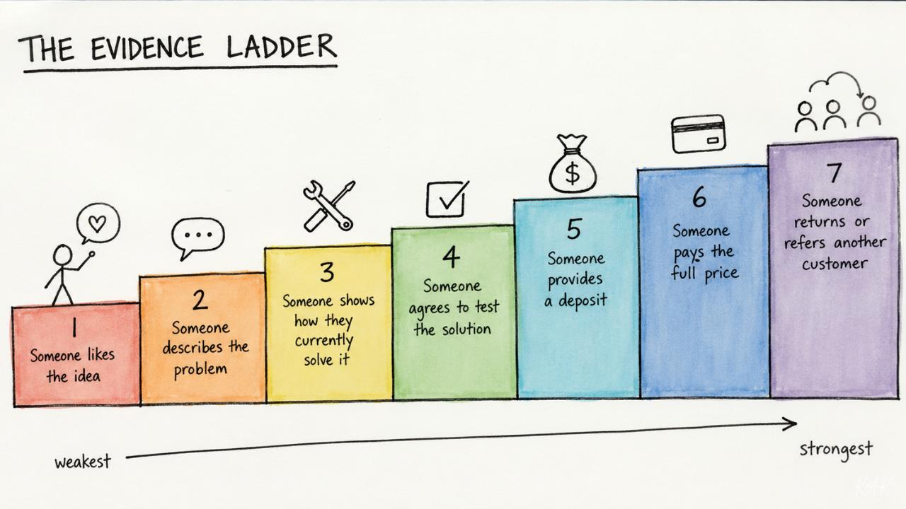 The evidence ladder
