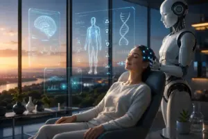 Artificial intelligence supporting precision medicine and predictive healthcare for human longevity.