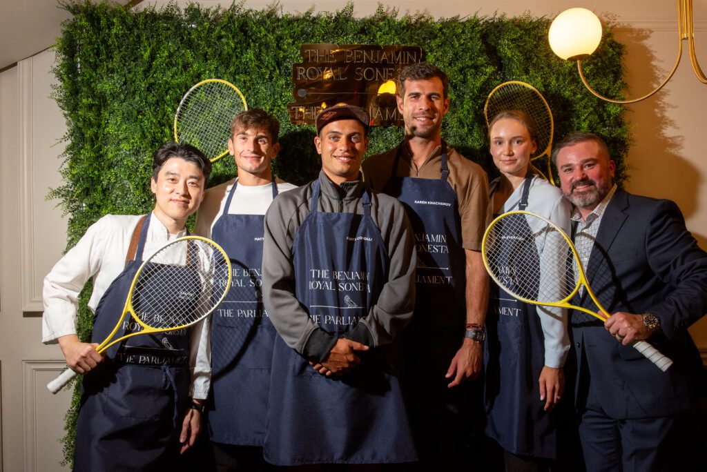 THE PROS SERVE: US OPEN FAN WEEK COMES TO THE BENJAMIN ROYAL SONESTA