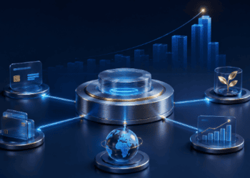 Financial infrastructure connecting payments, global transactions, analytics, and scalable digital business growth.