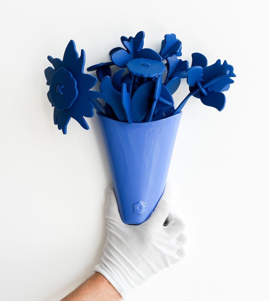 Dark Blue - Editions Ceramic Vase(2)