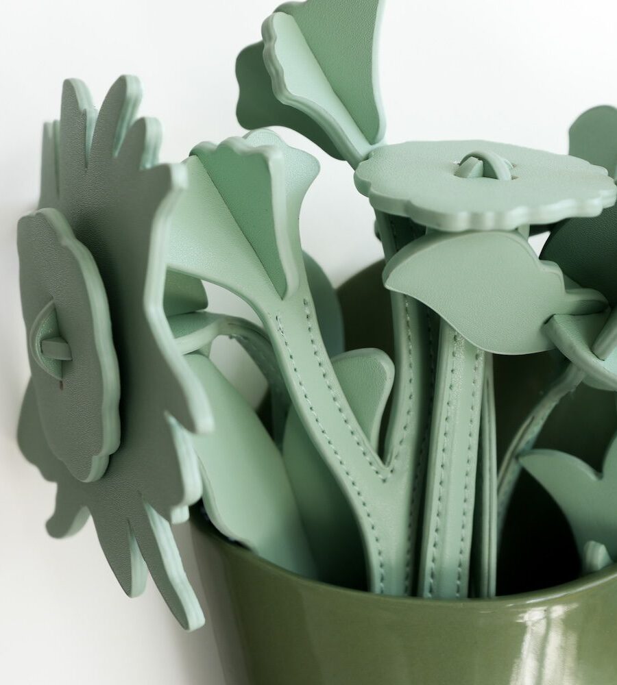 Green - Close Up - Editions Ceramic Vase