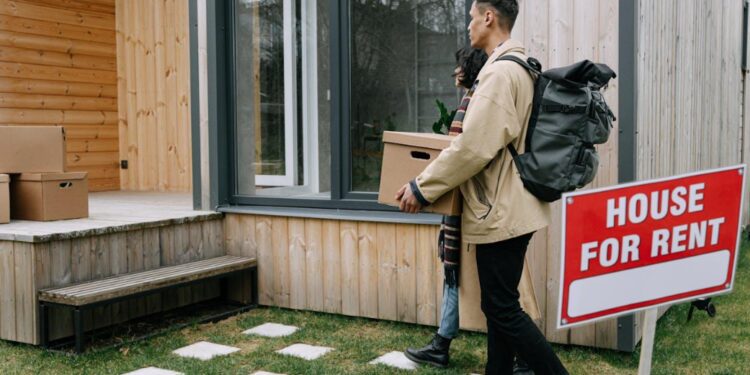 Couple Moving To Their New Apartment