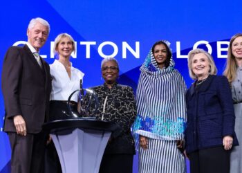 CGI 2026 Annual Meeting

Mainstage: Keep Going

NEW YORK, NEW YORK - SEPTEMBER 22: (L-R) Bill Clinton, Olga Rudnieva, Aurelia Jones-Taylor, Hanin Ahmed, Hillary Clinton and Chelsea Clinton attend the Clinton Global Initiative 2026 Annual Meeting at New York Hilton Midtown on September 22, 2026 in New York City. (Photo by JP Yim/Getty Images for Clinton Global Initiative)

+++

2296655703